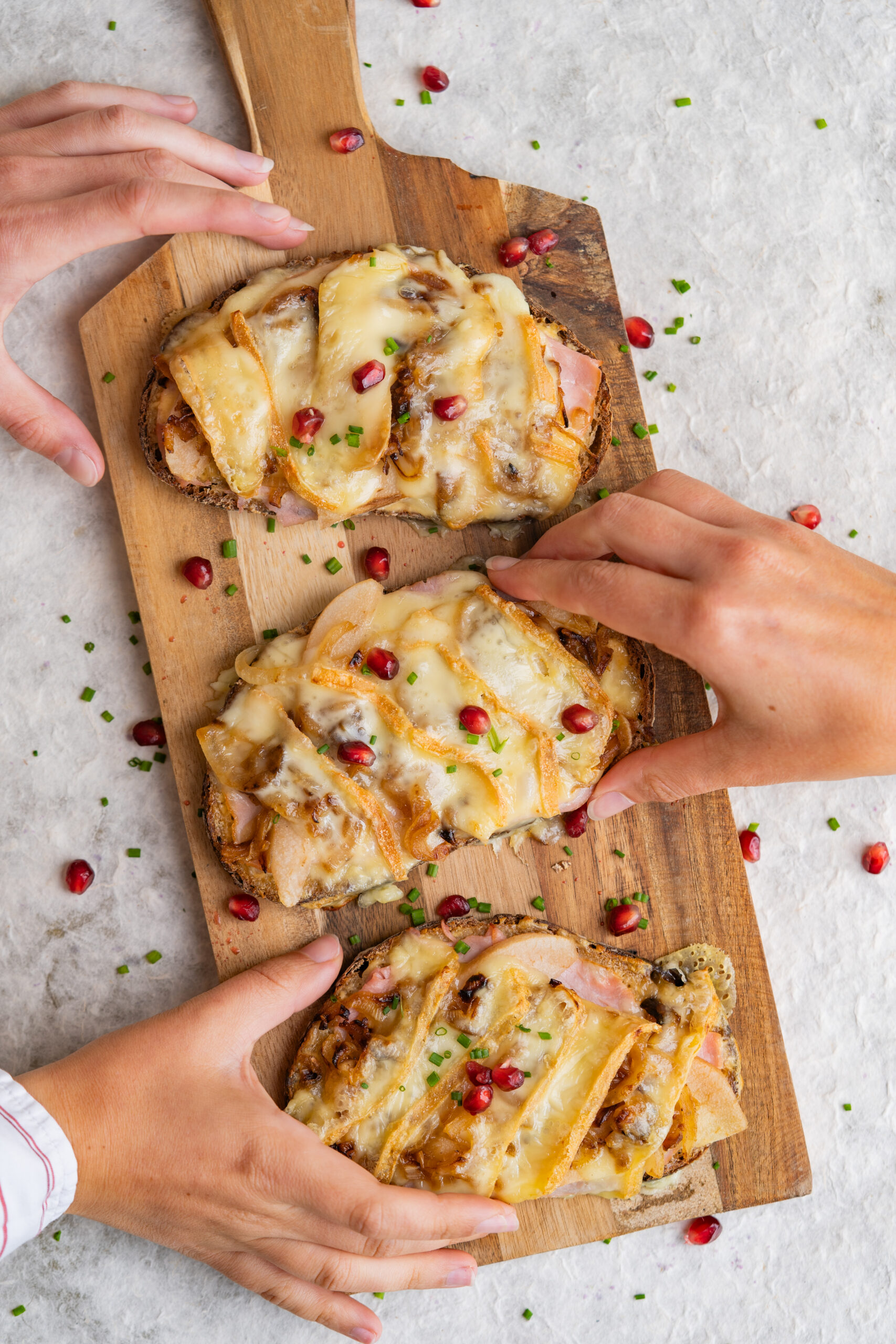 Bruschetta au Maroilles AOP