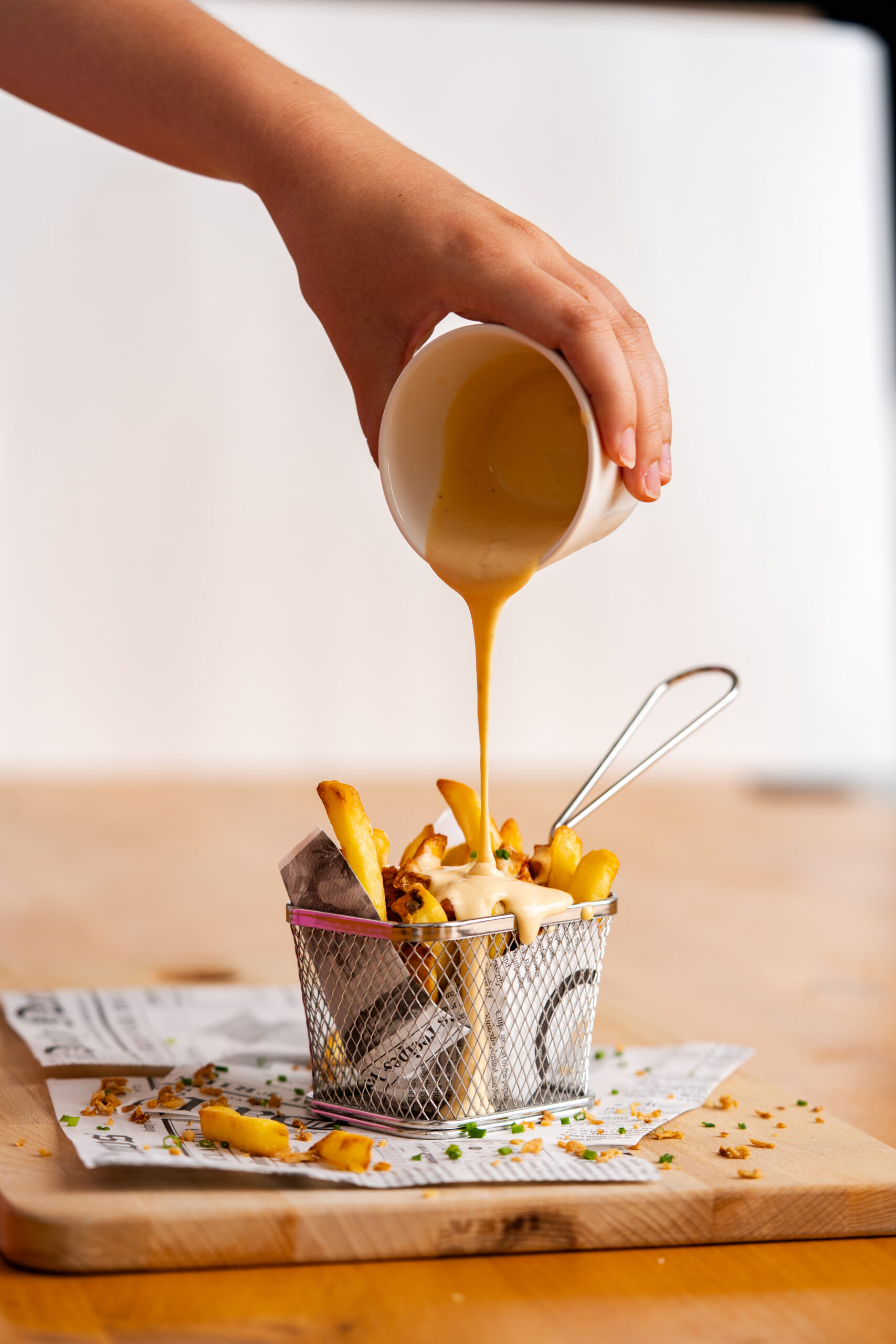 Frites au Maroilles AOP avec topping